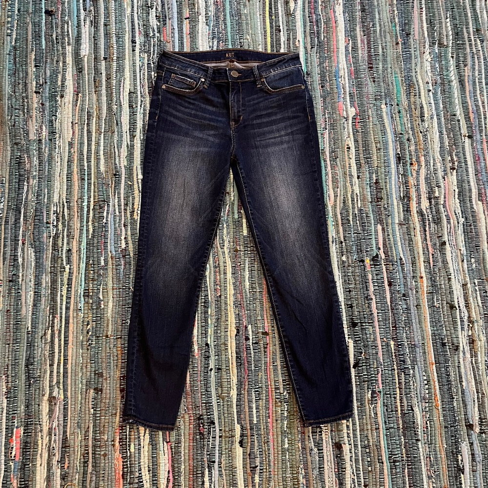 KUT from the Kloth High Rise Toothpick Skinny - Size 8